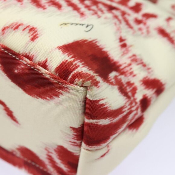 Gucci Nylon Outlet Red and Cream Handbag - Picture 8 of 11